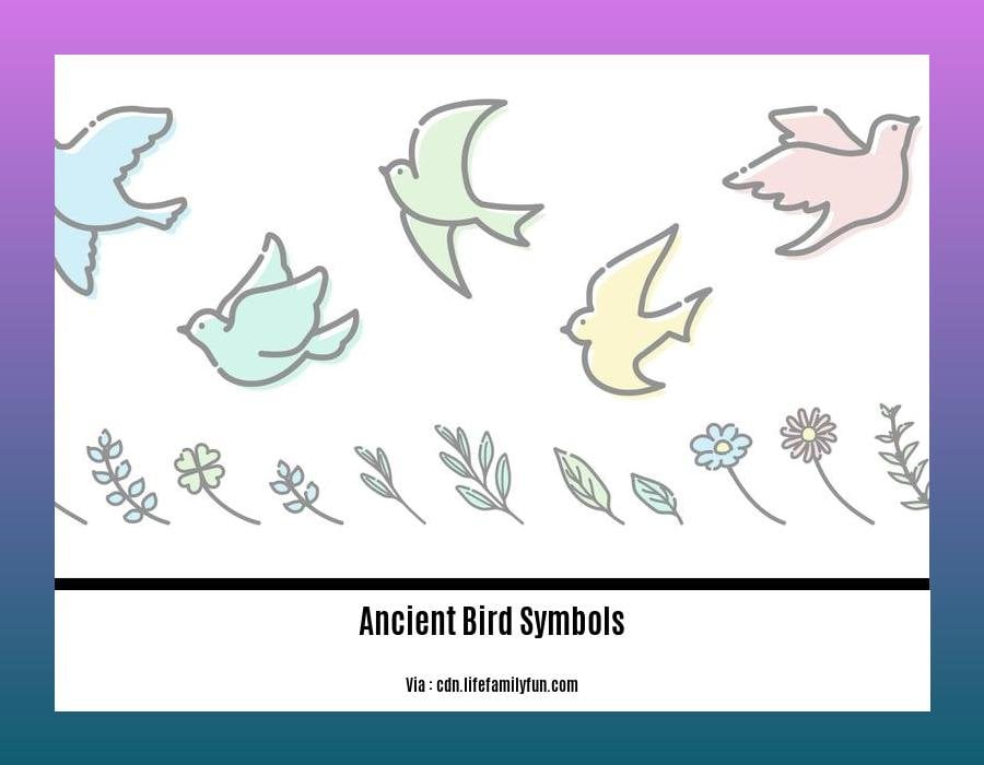 ancient bird symbols