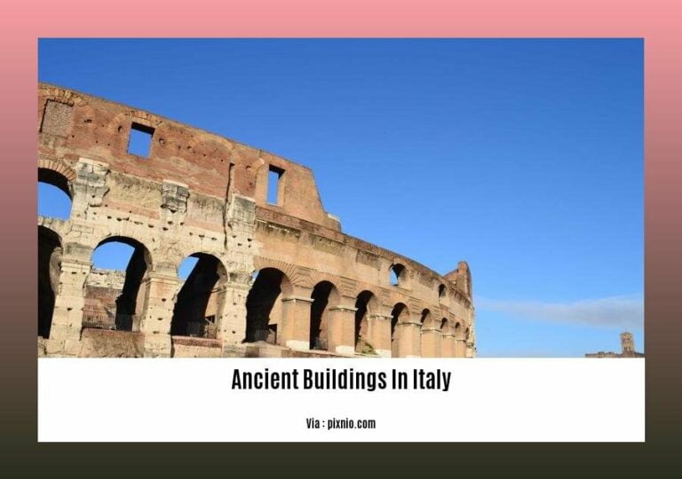 Unveiling the Splendor: Exploring Ancient Buildings in Italy