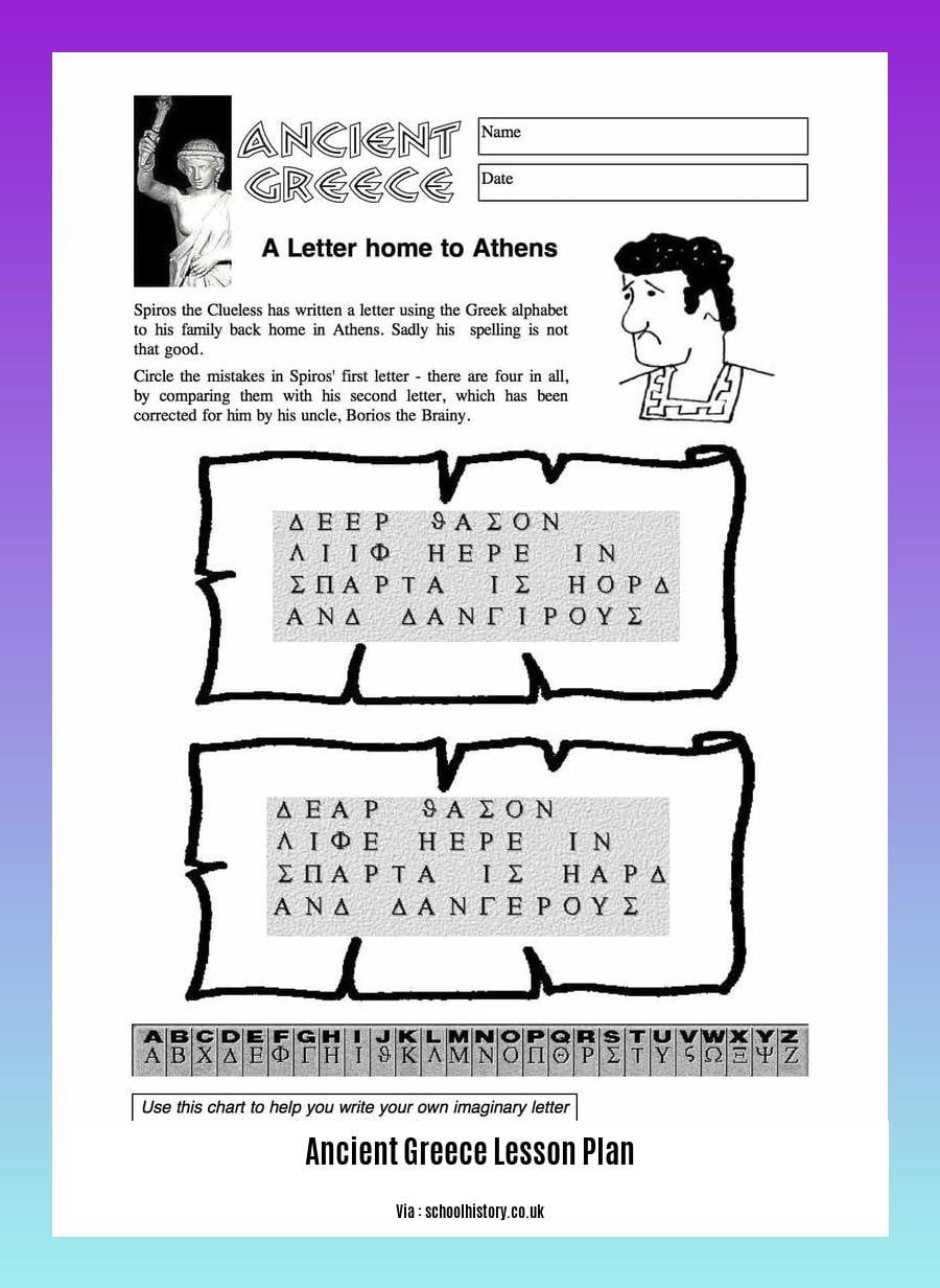 ancient greece lesson plan