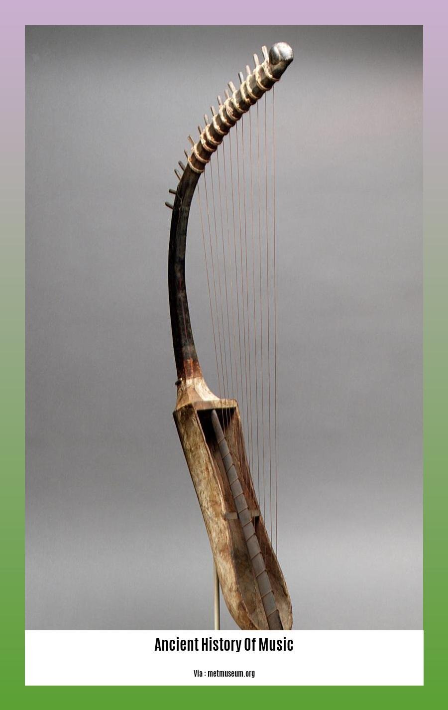 ancient history of music