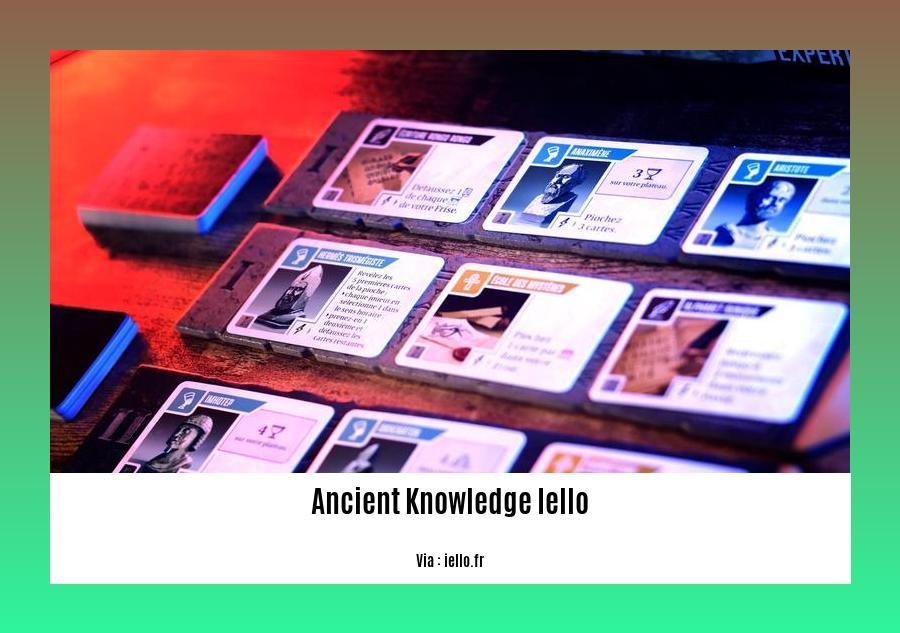 ancient knowledge iello