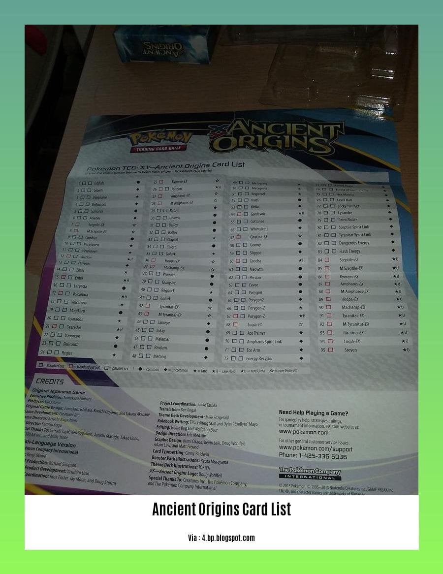 ancient origins card list