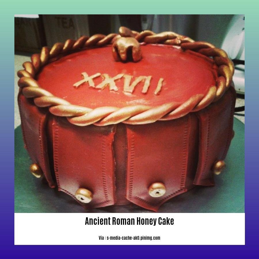 ancient roman honey cake