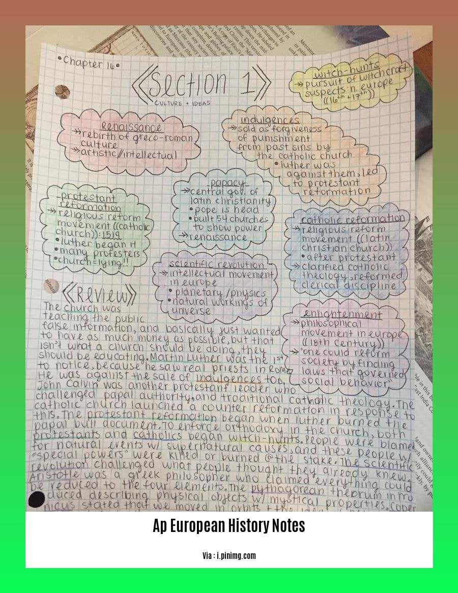 ap european history notes
