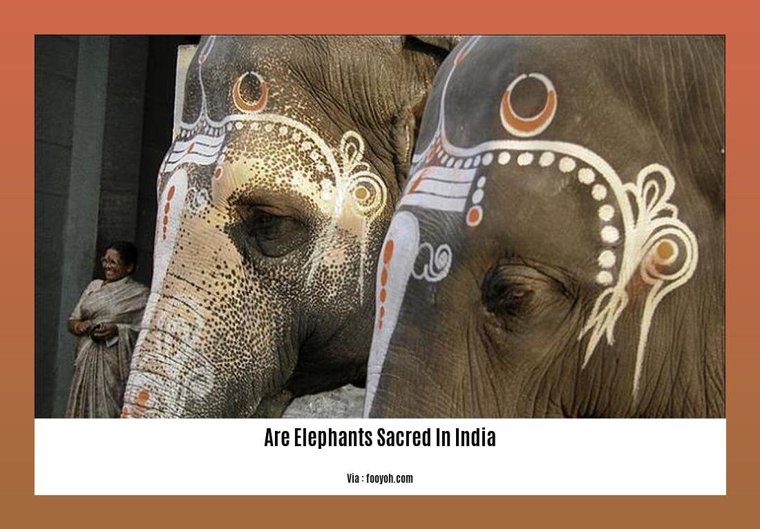 are elephants sacred in india