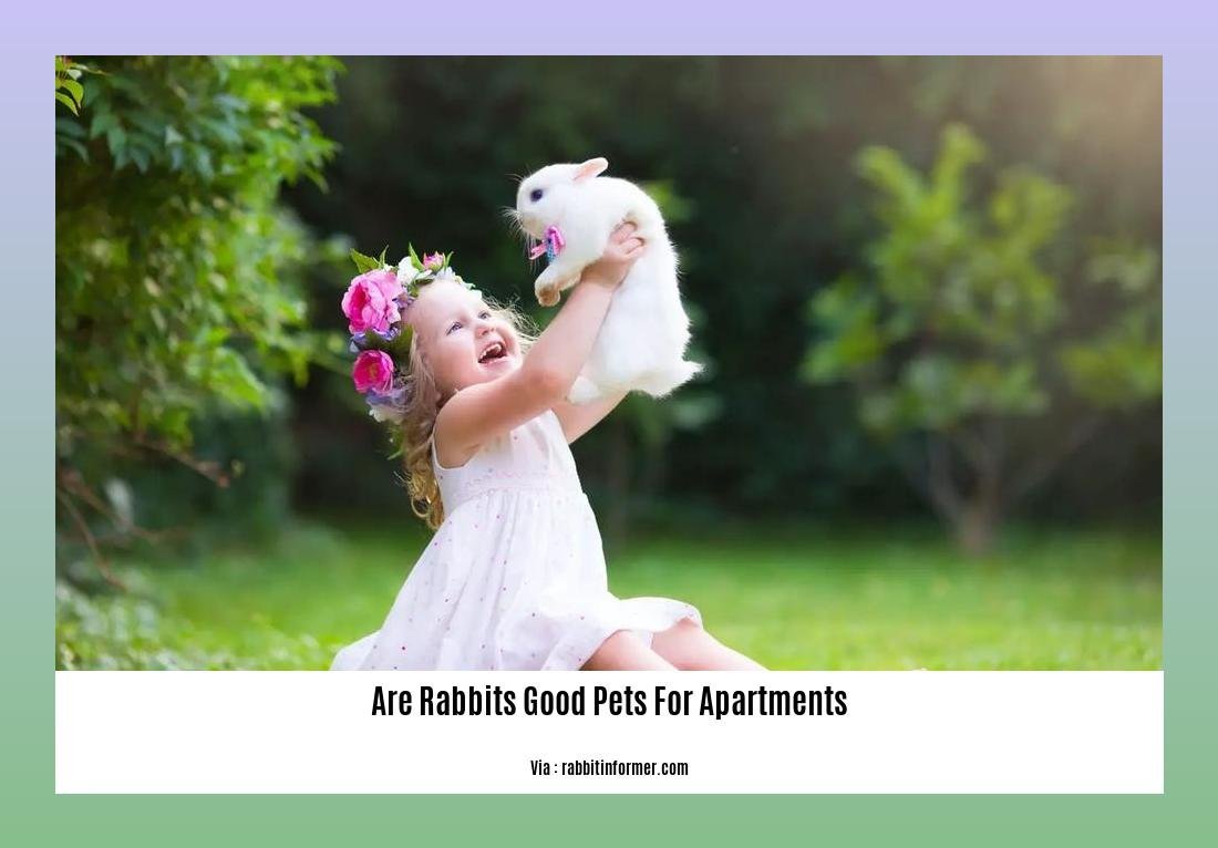 are rabbits good pets for apartments