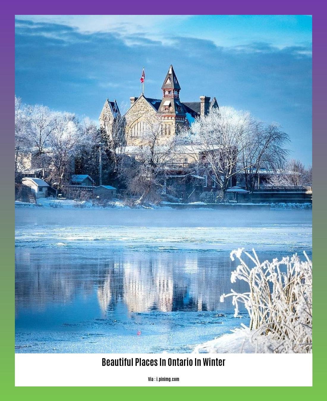 beautiful places in ontario in winter