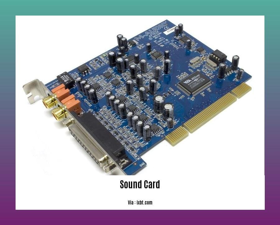 benefits of a sound card