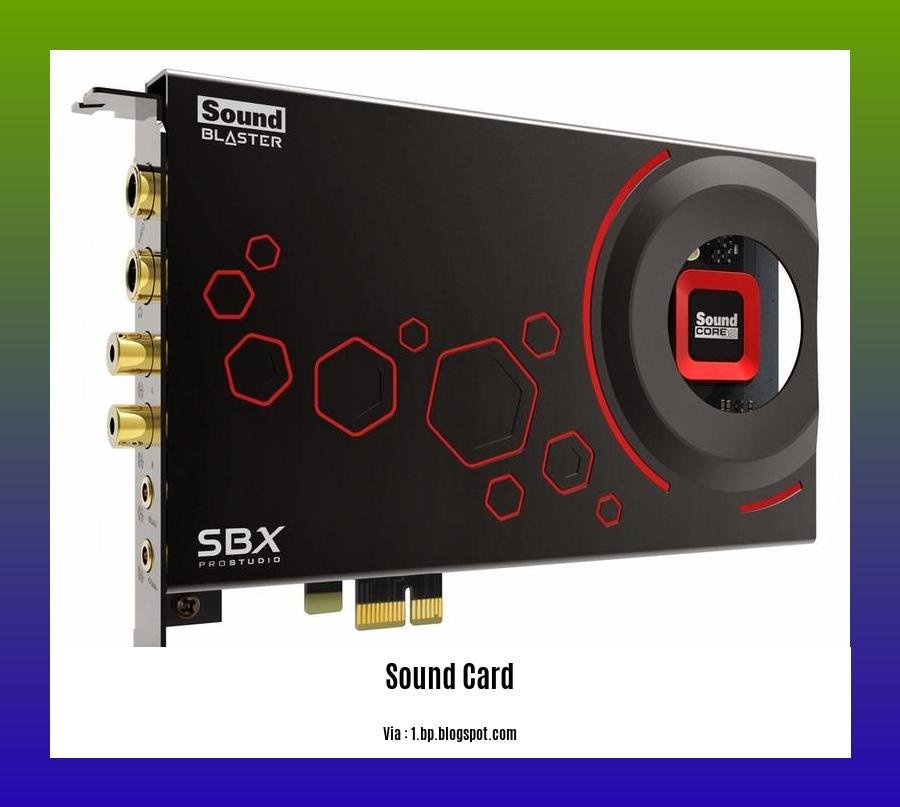 benefits of a sound card