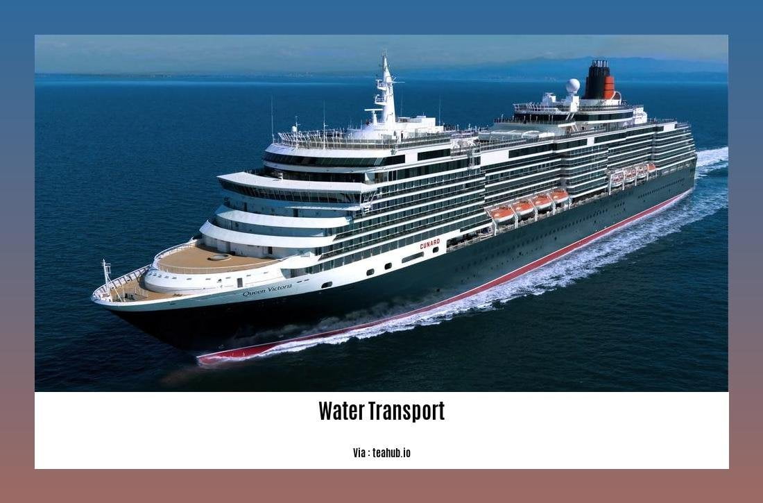 benefits of water transport