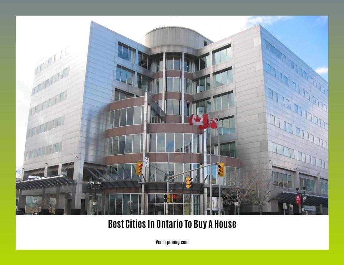 best cities in ontario to buy a house