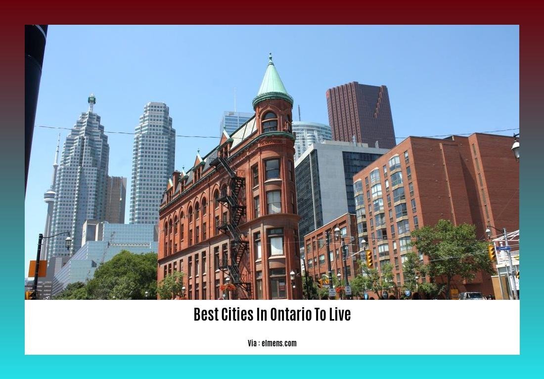 best cities in ontario to live