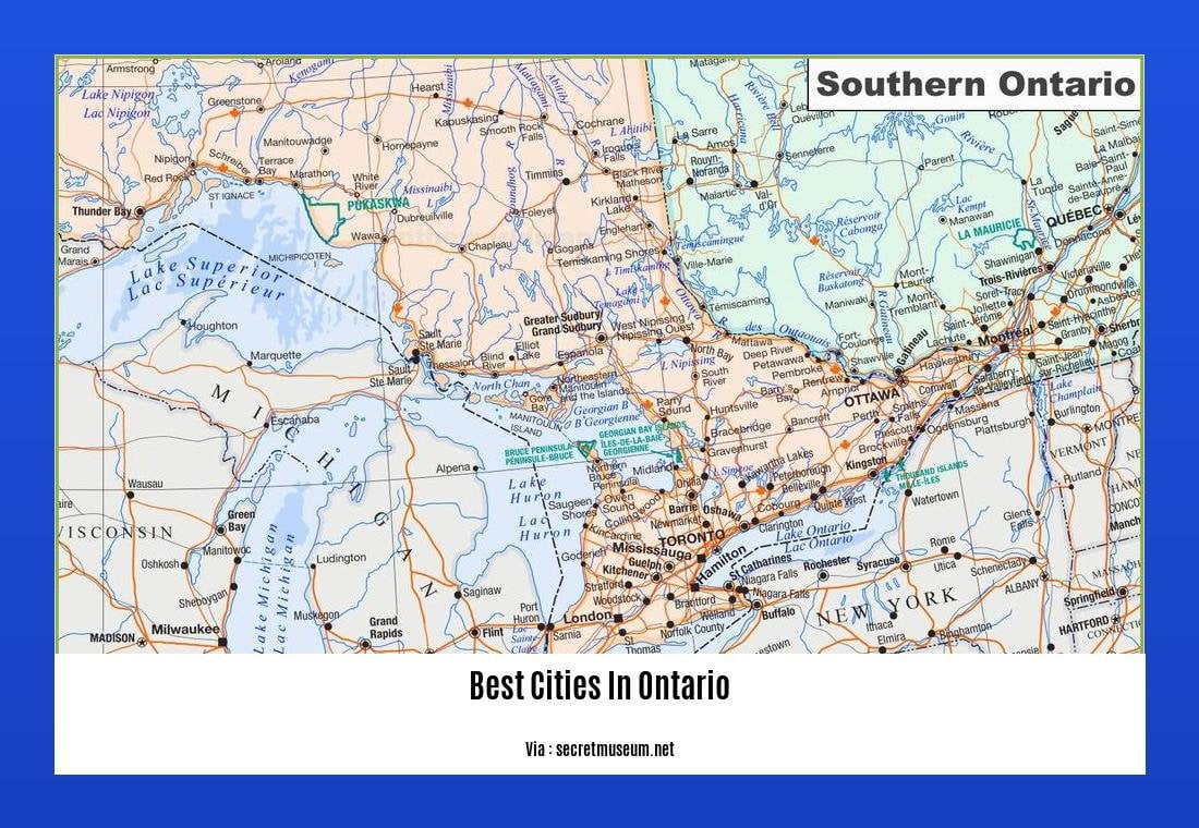best cities in ontario