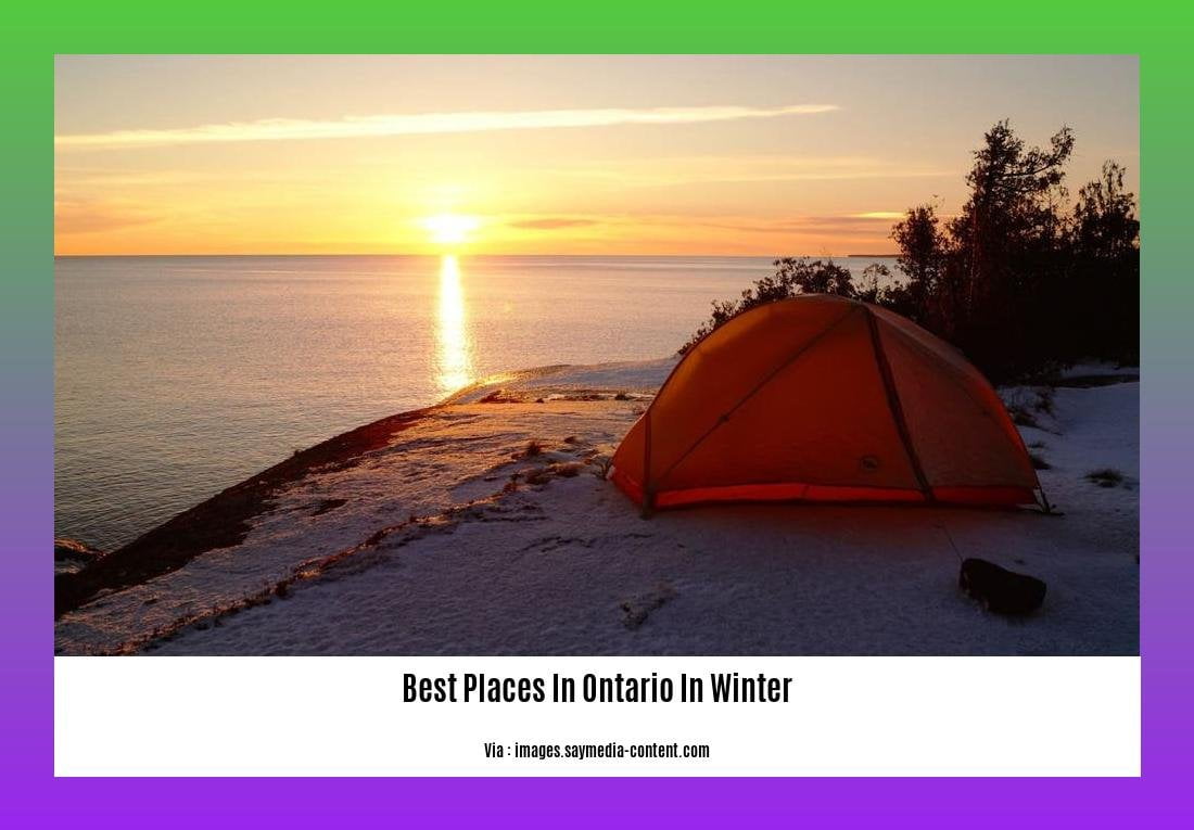 best places in ontario in winter