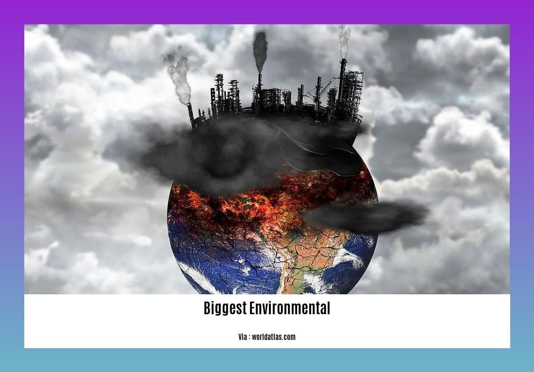 biggest environmental issues in the world