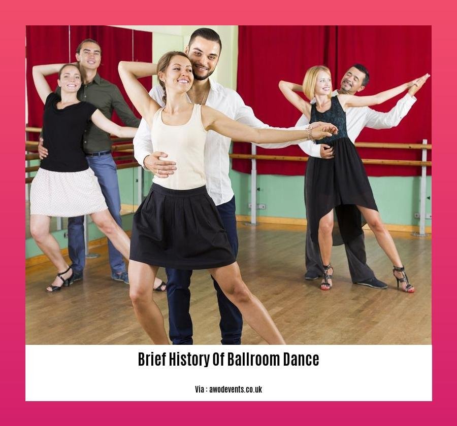 brief history of ballroom dance