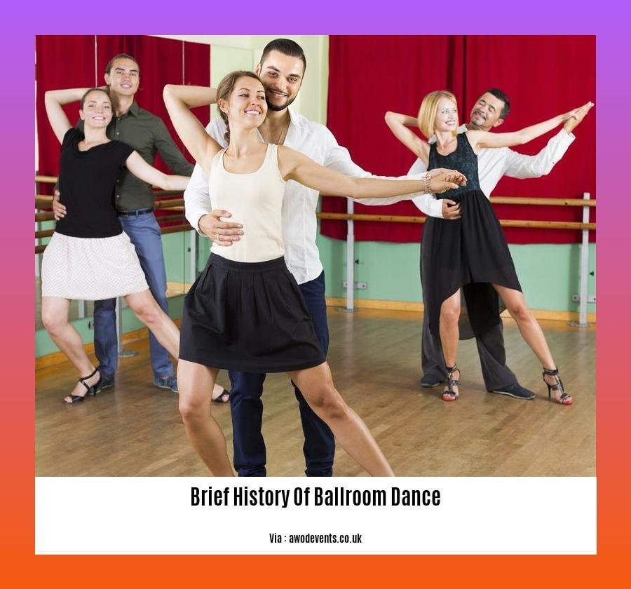 brief history of ballroom dance