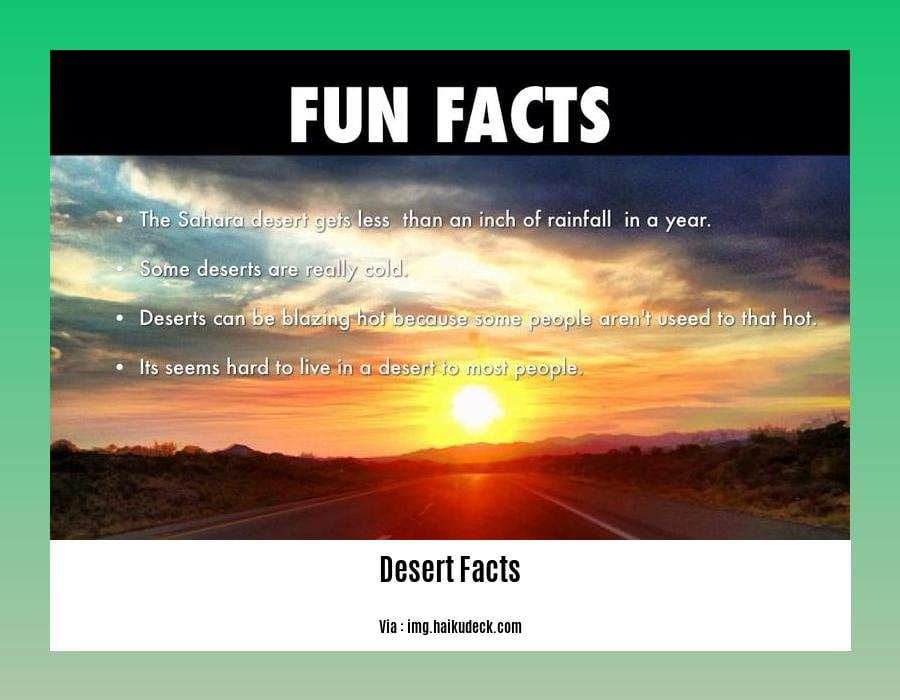 ca desert facts