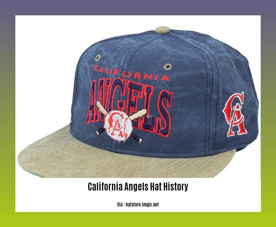 california angels hat history