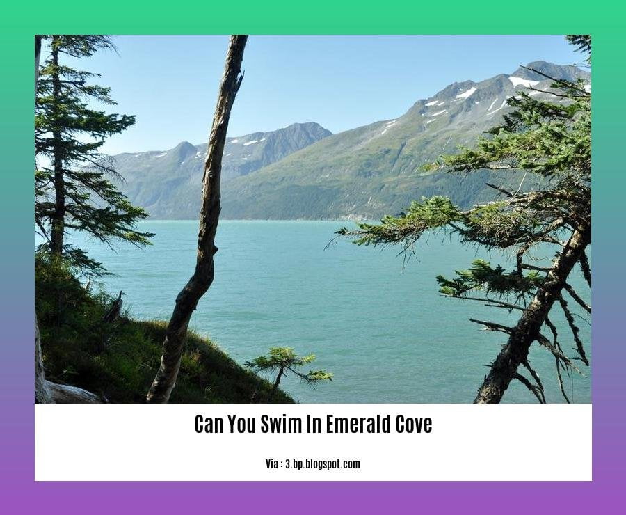 can you swim in emerald cove