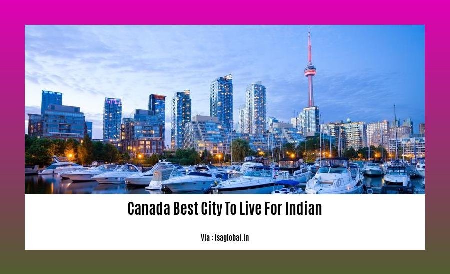 canada best city to live for indian