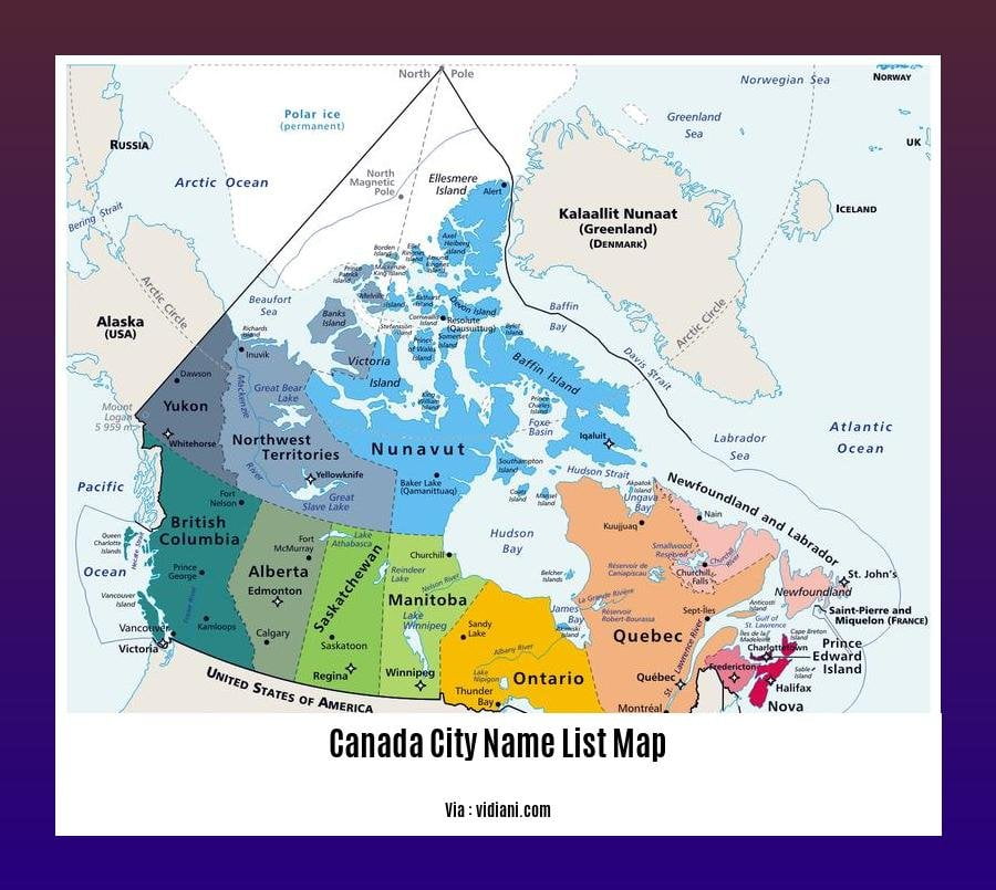 Discover The Hidden Gems Canada City Name List Map For The Ultimate Discover The Hidden Gems Canada City Name List Map For The Ultimate