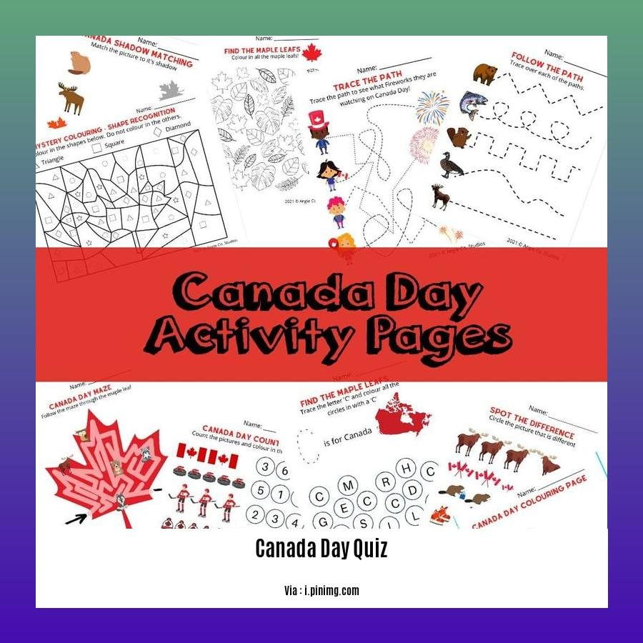 canada day quiz questions and answers