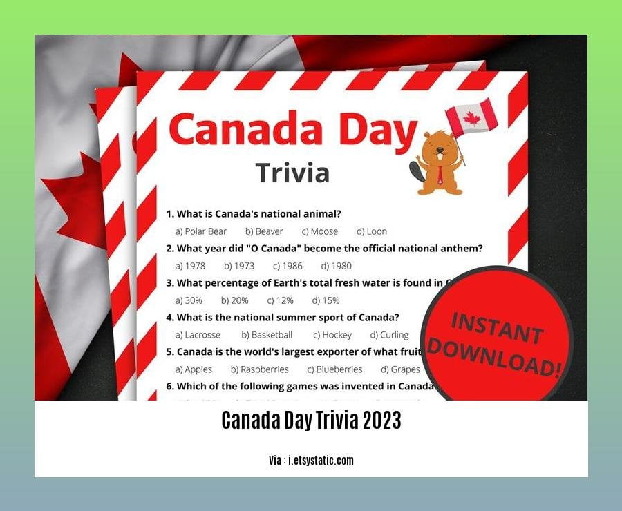 canada day trivia 2023 2