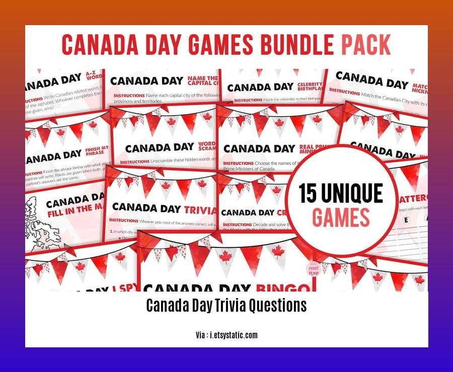 canada day trivia questions