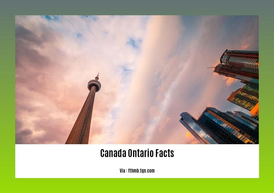 canada ontario facts