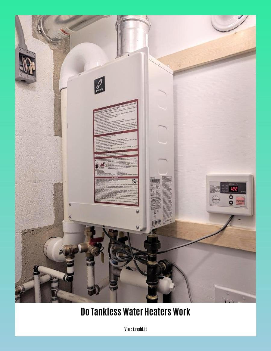 do tankless water heaters work without power