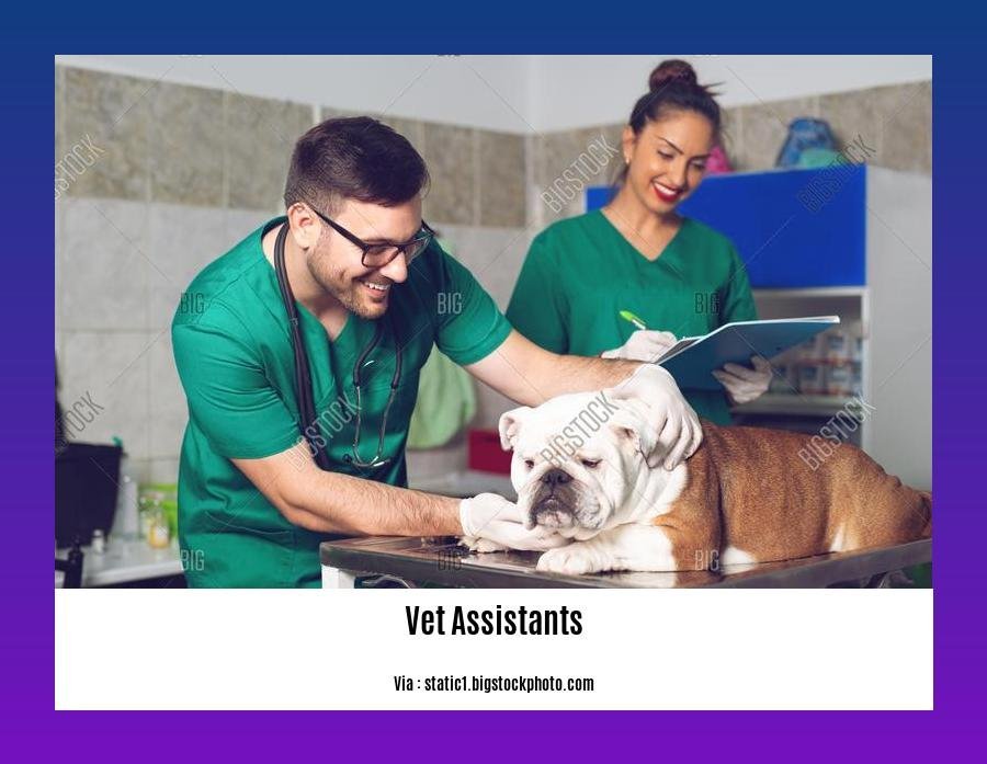 do vet assistants get benefits