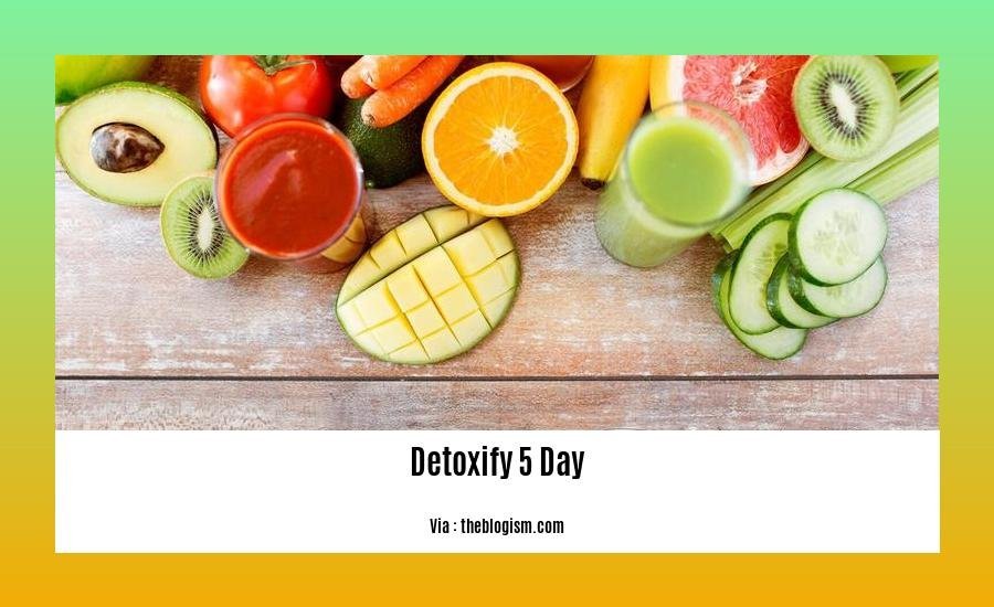 does detoxify 5 day cleanse work