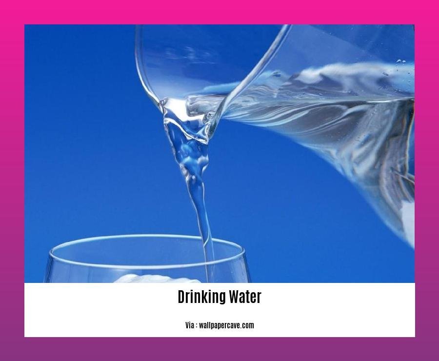 does drinking water whiten skin