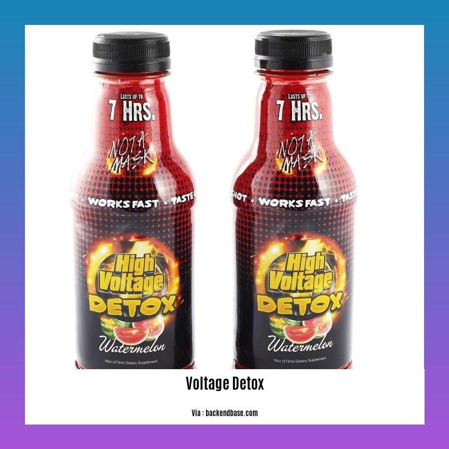 does high voltage detox permanent 5 day flush really work