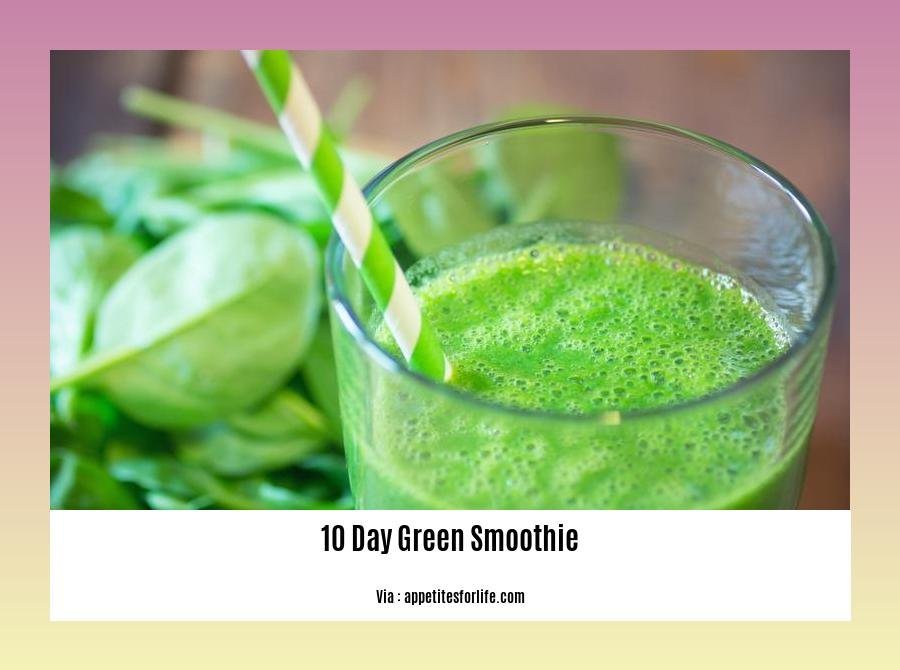 does the 10 day green smoothie cleanse really work