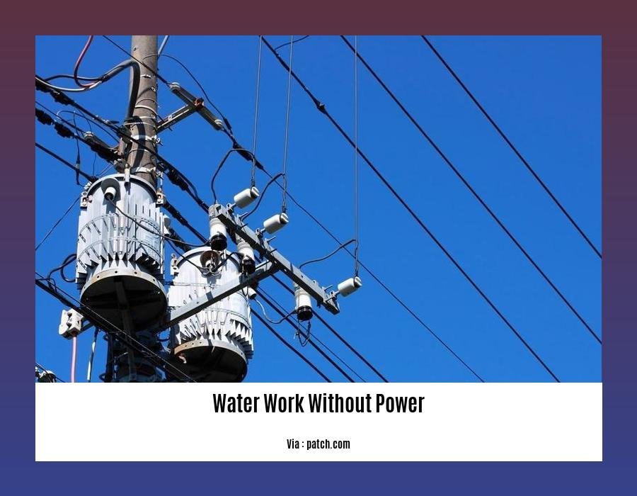 does water work without power