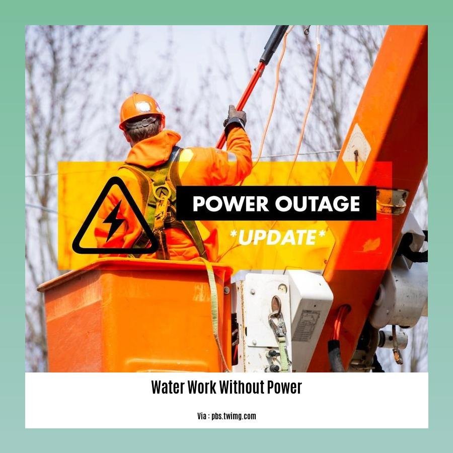 does well water work without power