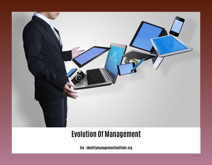 explain evolution of management