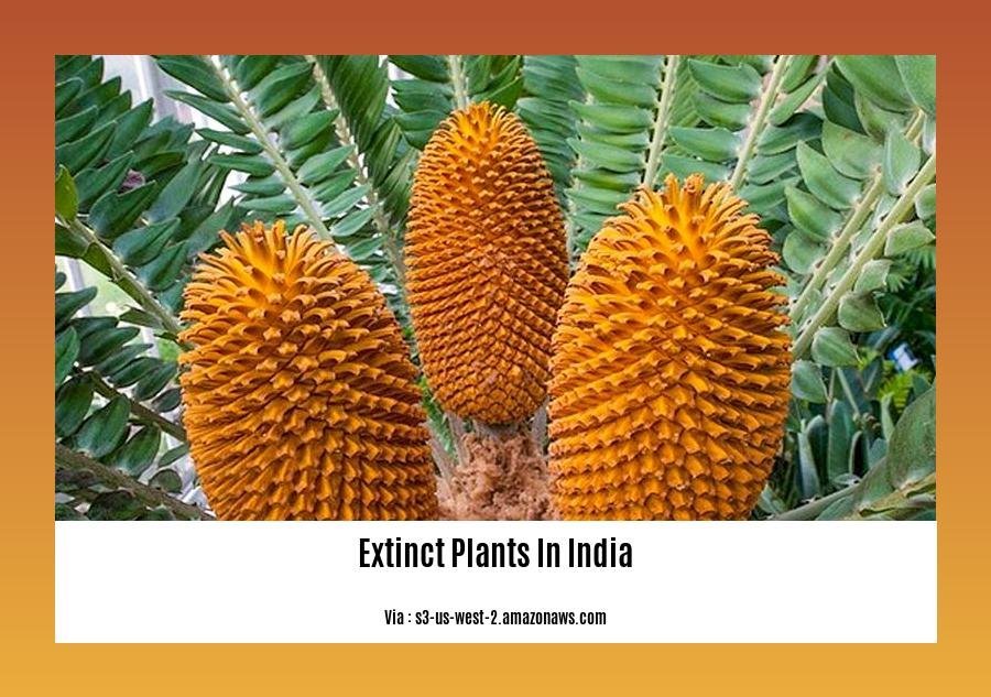 extinct plants in india with names