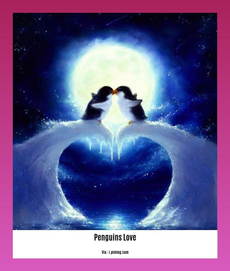 facts about penguins love
