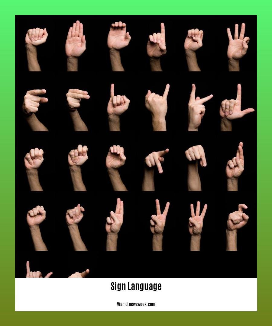 facts about sign language