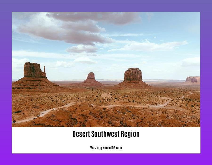 facts about the desert southwest region