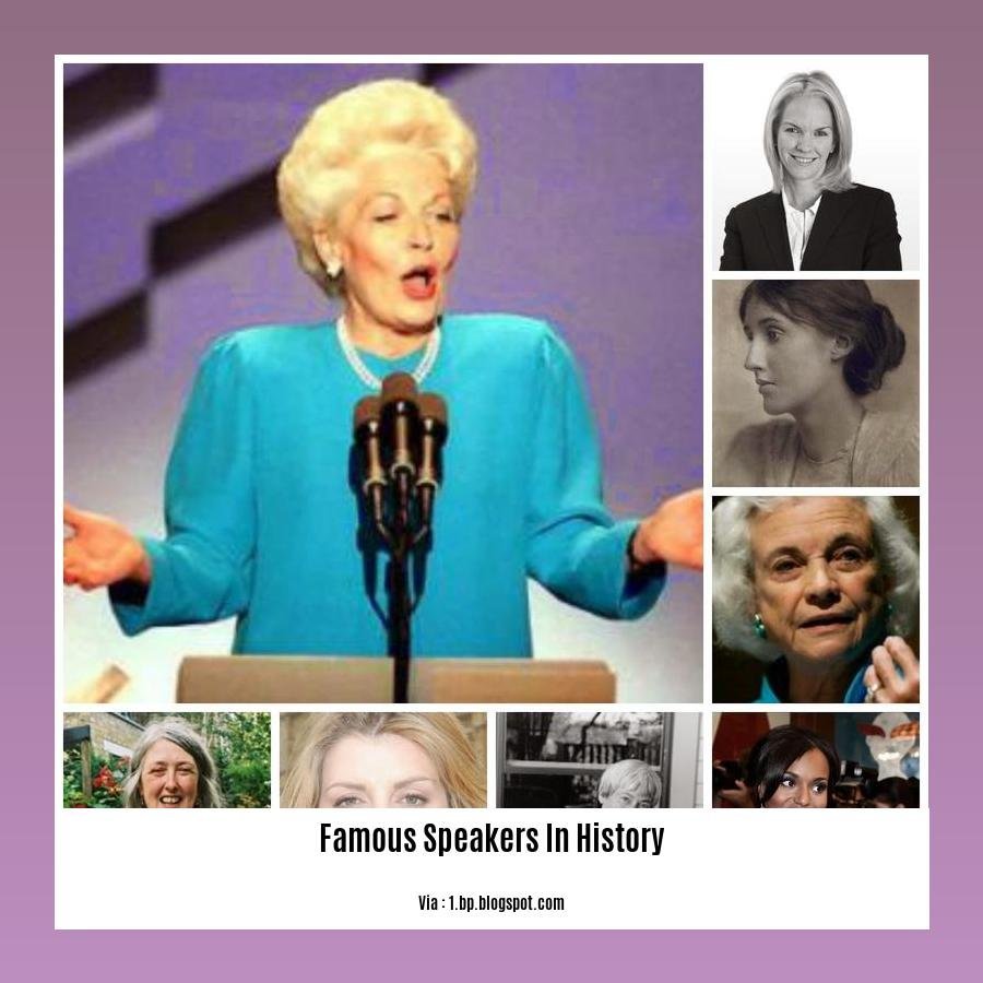 famous speakers in history