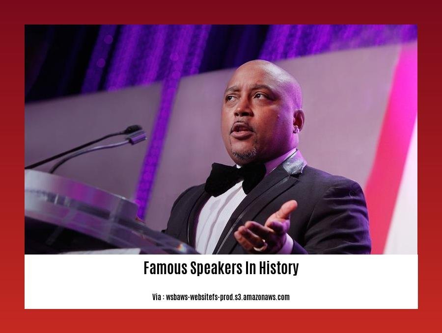 famous speakers in history