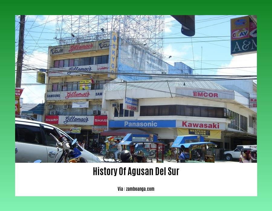 history of agusan del sur