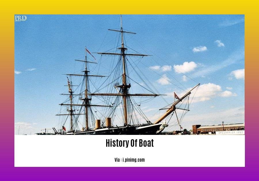 history of boat