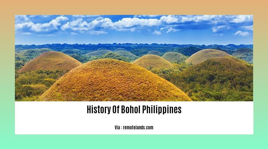 history of bohol philippines