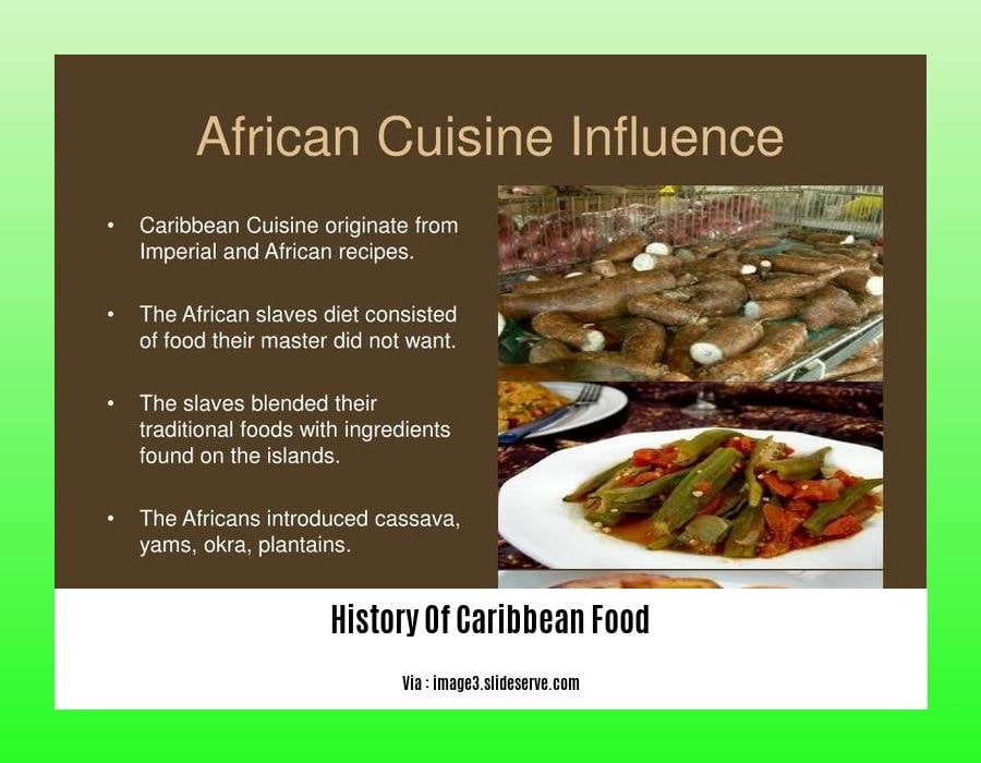 history of caribbean food