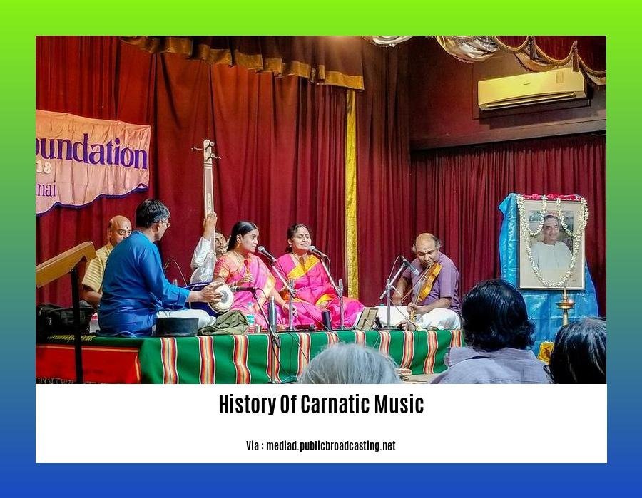 history of carnatic music